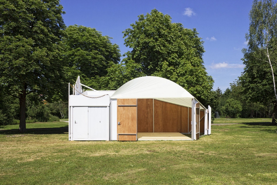 künstlerische Architektur zu DER FAHRENDE RAUM, Maximiliane Baumgartner, Jochen Weber, 2017 - 