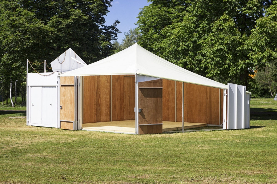 künstlerische Architektur zu DER FAHRENDE RAUM, Maximiliane Baumgartner, Jochen Weber, 2017 - 