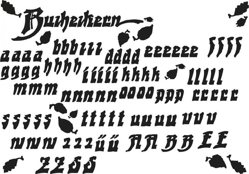 Bucheckern Gusto Gräser, Schriftblatt, Martin Haufe_ Der Fahrende Raum, 2017 - 