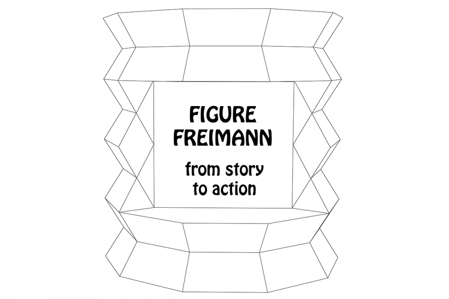 Figure Freimann, 2017, (DER FAHRENDE RAUM) - 