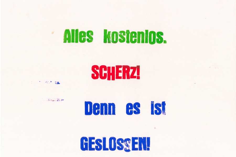 Poster (mit der Andruckpresse gedruckt), Produktion: Kinder und Jugendliche, DER FAHRENDE RAUM, 2015  - 