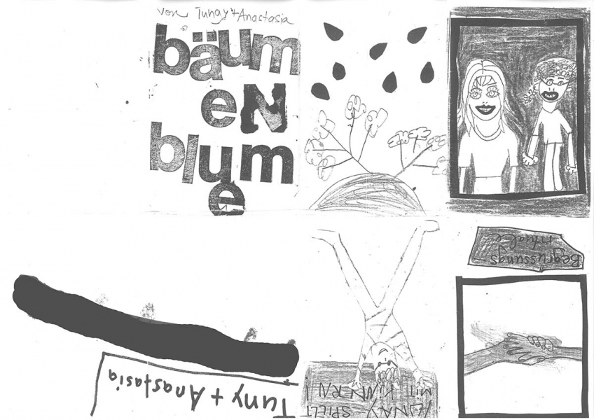 Auswahl von Zines und Print-Produktionen der Kinder und Jugendlichen des Fahrenden Raums, 2016 - 